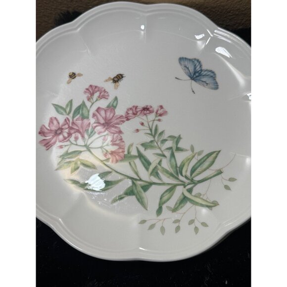 Lenox BUTTERFLY MEADOW Set of 4 Designs Lunch Plates  9 1/8" - Picture 7 of 9